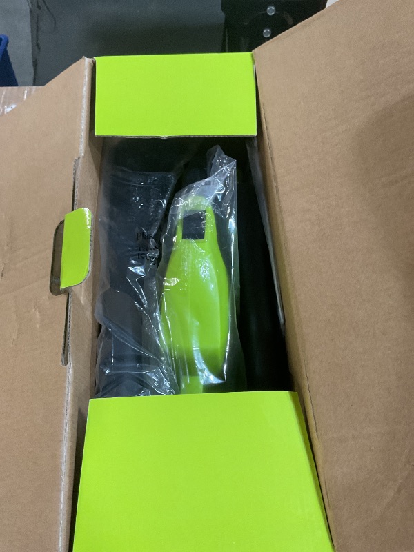 Photo 1 of (missing battery) JAGROM Leaf Blower Cordless with 1 Tube, 130MPH 180CFM High Speed, Tool Only, Lightweight Handheld Small Blower for Patio, Garden, House, Depot, Green