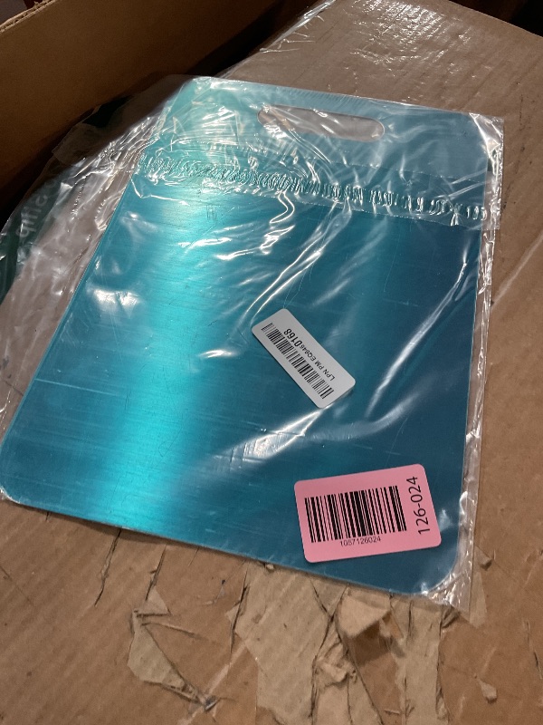 Photo 1 of *** ONLY ONE LEFT***
Titanium Cutting Board Double-Sided 100% Pure Titanium Cutting Boards for Kitchen - Food-Grade titanware chopping boards Non-Stick Durable and easy to clean (13.3 x 9 in)1 Piece