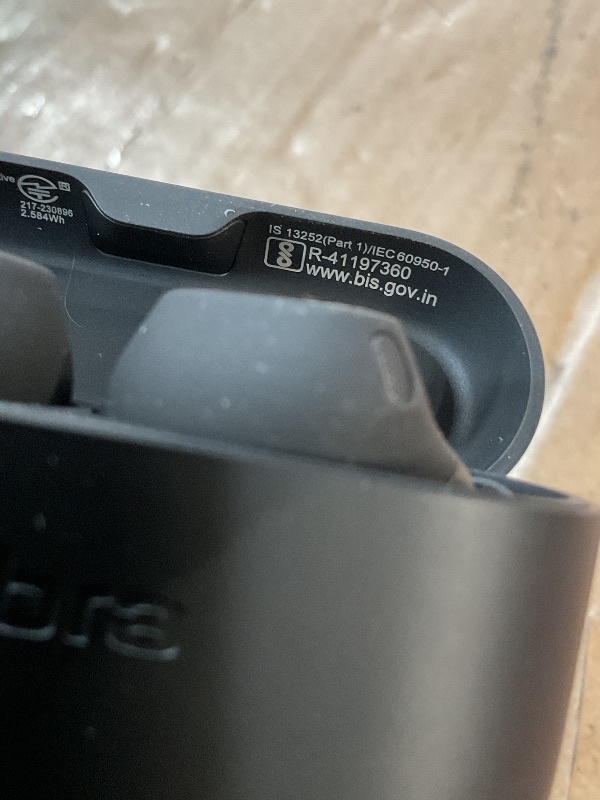 Photo 1 of (POWER TESTED) (USED/FAIR) Jabra Elite 8 Active Gen 2 Bluetooth Wireless Earbuds with Dolby Audio Spatial Sound - Advanced Workout Waterproof Headphones with Noise Cancelling, Military Grade with Smart Case - Black