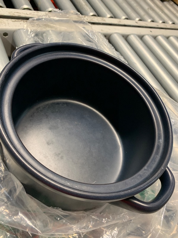 Photo 1 of (see images for damage) LE TAUCI 3 Quart Ceramic Dutch Oven - Lightweight, Non-Toxic, No Seasoning Needed- Oven, Microwave & Dishwasher Safe