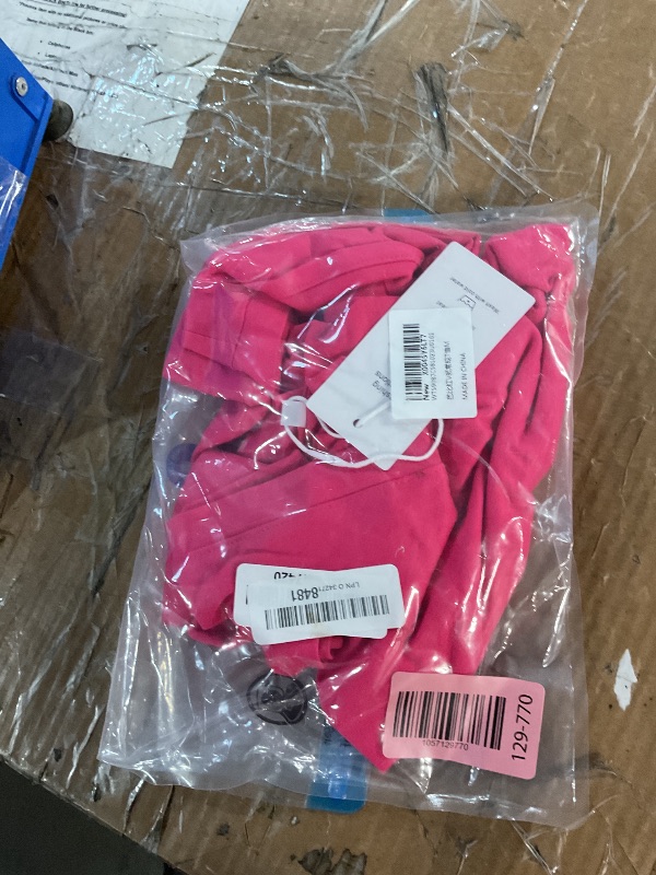 Photo 1 of (MEDIUM) (BAGGED) Summer T Shirts for Women Short Sleeve V Neck Tops Loose Fit Hot Pink M
