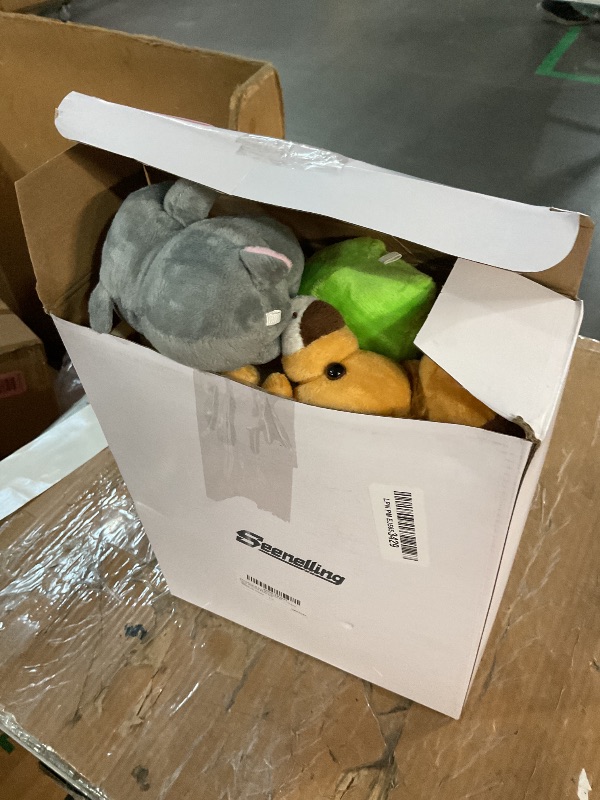 Photo 1 of 
48 Pcs Mini Safari Plush Animals Set Forest Stuffed Toys Adopt a Pet Party Favors Jungle Animal Plush Toys with Birthday Hats Paper Boxes for Animal Theme Favor Birthday Party Gift