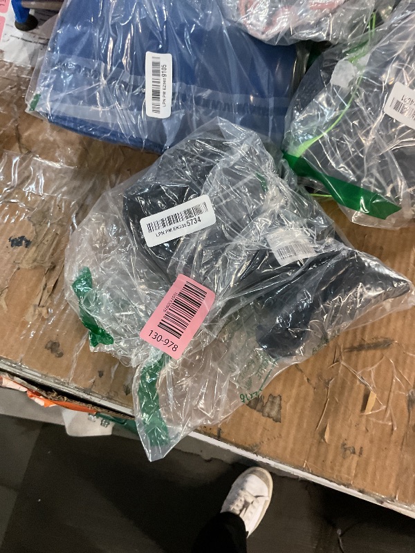 Photo 1 of ***(STOCK PHOTO FOR REFERENCE ONLY/ ITEM IS SQUARE NOT ROUND)***Cast Iron Wall Mounted Clothes Rack, Heavy Duty Industrial Pipe Clothing Rack for Hanging Clothes, Garment Racks for Wardrobe Organizers and Storage, DIY Closet Rods Closet Bar (Black 2 Pack,