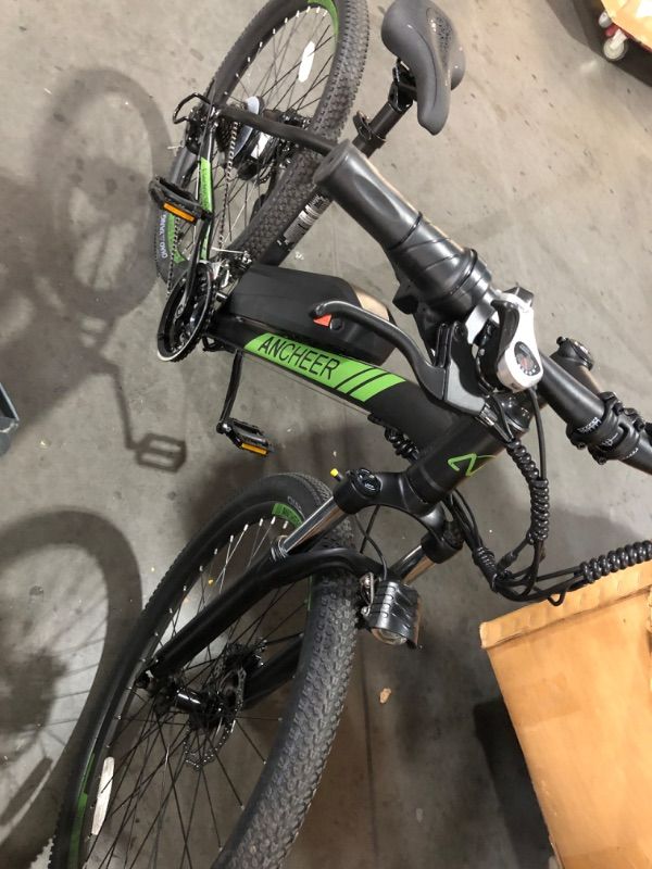 Photo 1 of ***STOCK PHOTO FOR REFERENCE ONLY***MINOT DAMAGE***ANCHEER 26" Electric Bike for Adults, [Peak 749W Motor] Electric Mountain Bike, 19.8MPH Commuter Ebike, 50 Miles Adults Electric Bicycle with 48V/374Wh Battery, LCD Display, 21 Speed, Front Suspension