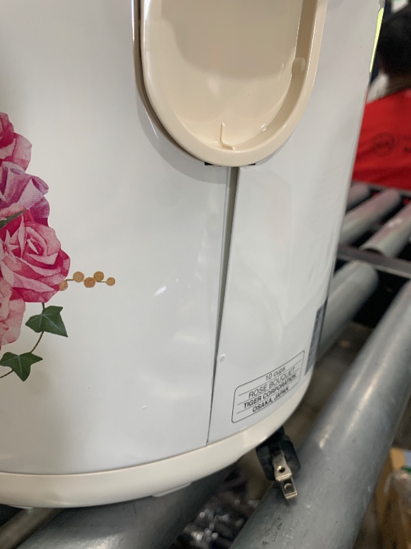 Photo 1 of ***Parts Only ***Tiger JAZ-A18U-LF 10 Cup Capacity White Rice Cooker with Non-Stick Inner Pot, Retractable Power Cord, and Keep Warm up to 12 hours (Flower)