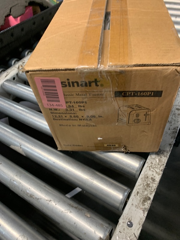 Photo 1 of ***FACTORY SEALED***Cuisinart CPT-160P1 Metal Classic 2-Slice Toaster, Brushed Stainless Steel, 6 Shade Settings, 1.5" Wide Slots for Bagels & Bread, Defrost/Reheat Functions, Extra-Lift Lever, Slide-Out Crumb Tray