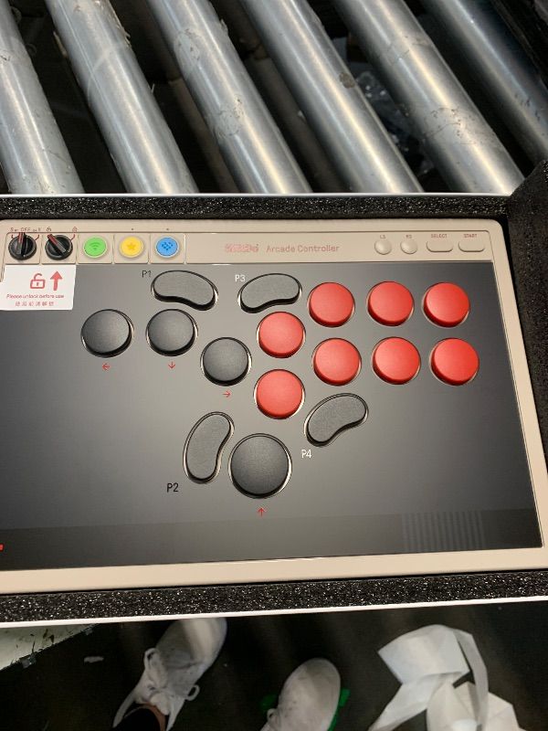 Photo 1 of ***FACTORY SEALED***8BitDo All-Button Arcade Controller for Switch/Switch 2 & Windows – Bluetooth, 2.4G, Wired Connectivity, Low-profile Mechanical Switches, 4 Programmable Buttons, Hot-swappable PCB