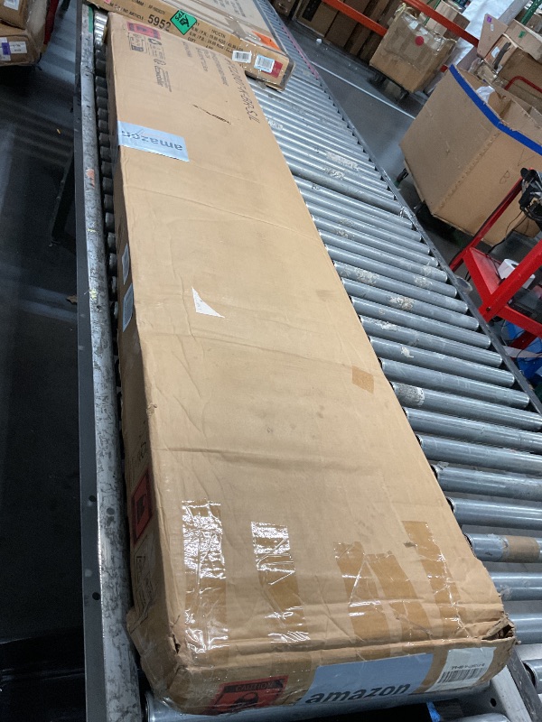 Photo 1 of ****MISSING PARTS****
/Novilla King Size Bed Frame with Adjustable Headboard Platform King Bed Frame Linen Fabric Upholstered Headboard, No Box Spring Needed, Noise-Free, Wooden Slats Support, Easy Assembly, Beige