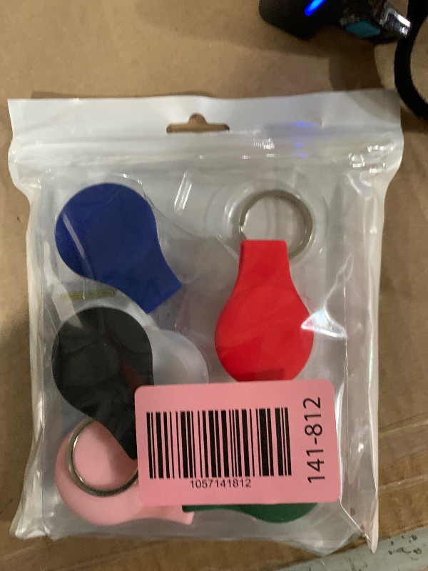Photo 1 of [6 Pack] for Moto Tag Holder Case with Keychain, Waterproof Silicone Case for Airtag & Moto Tags [Drop-Proof] [Anti-Scratch] Full Body Protective for Moto Tag Cover, Find Your Luggage, Pet, Keys