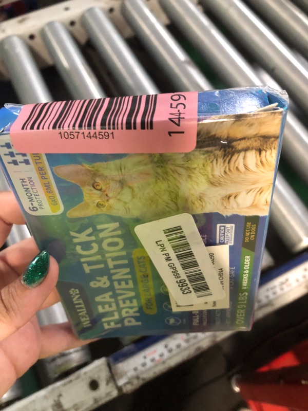 Photo 1 of ***missing 3***WEALLIN Flea and Tick Prevention for Large Cat, Fleas and Ticks Treatment for Cats Over 9 lbs, Topical Cat Flea Treatment, Fast-Acting & Long-Lasting Fleas Control for Cats, 6-Dose Supply