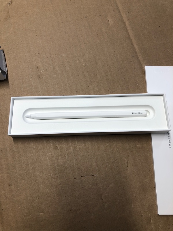 Photo 1 of ***FACTORY SEALED - OPENED FOR INPSECTION***Apple Pencil Pro: Latest Model - Device Compatibility Check Required - Pixel-Perfect Precision, Tilt and Pressure Sensitivity, Perfect for Note-Taking, Drawing, and Art. Charges and Pairs Magnetically