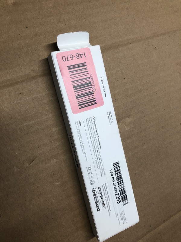 Photo 1 of ***FACTORY SEALED - OPENED FOR INPSECTION***Apple Pencil Pro: Latest Model - Device Compatibility Check Required - Pixel-Perfect Precision, Tilt and Pressure Sensitivity, Perfect for Note-Taking, Drawing, and Art. Charges and Pairs Magnetically