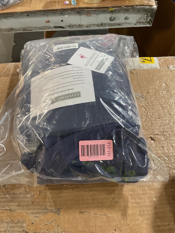 Photo 1 of ***HEAVILY USED***
COTTON CRAFT Pool Lounge Chair Cover - 2 Pack 100% Cotton Soft Ringspun Terry Towel Chaise Patio Picnic Spa Sun Lounger Beach Lounge Chair Cover - Oversized 32 in W x 82 in L x 7 in Pocket – Navy Blue