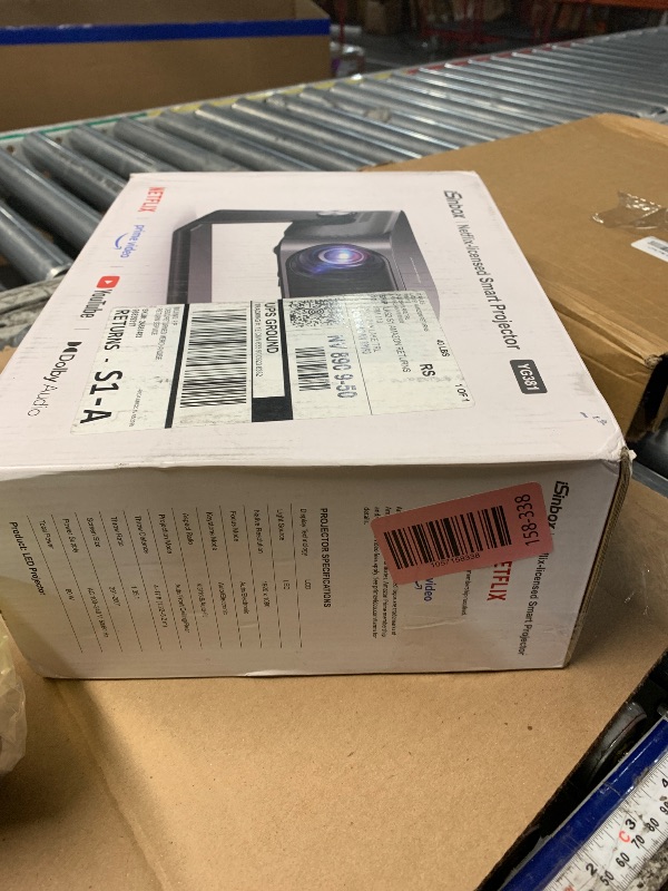 Photo 1 of [2000 ANSI/Auto Focus & Keystone/Built-in APP] 4K Outdoor Projector with Wifi and Bluetooth, Smart Portable Projector with Built in Apps YouTube/PrimeVideo & Dolby, Home Theater Projector with HDR10+