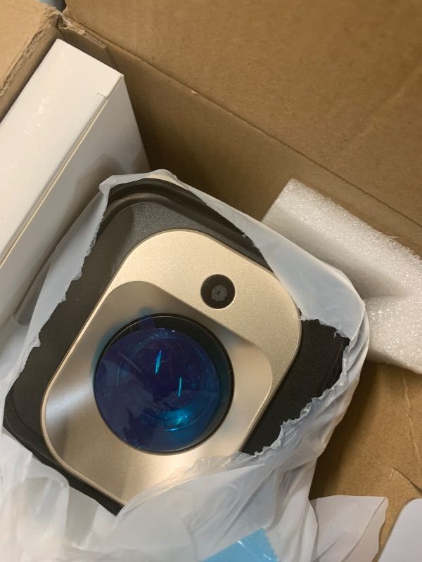 Photo 1 of ?Auto Focus&1080P?Magcubic Mini Smart Projector with 4K Support, Portable Projector with Wifi 6 and Bluetooth 5.4, 5W Speaker, Built in Apps, Voice Control, Outdoor Movie Projector