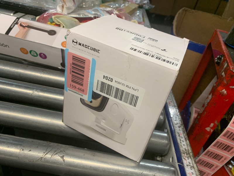 Photo 1 of ?Auto Focus&1080P?Magcubic Mini Smart Projector with 4K Support, Portable Projector with Wifi 6 and Bluetooth 5.4, 5W Speaker, Built in Apps, Voice Control, Outdoor Movie Projector