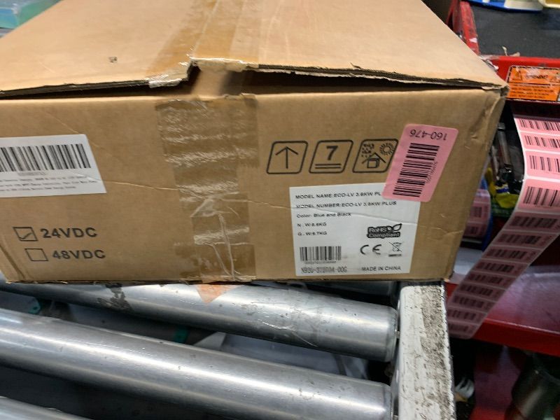 Photo 1 of **ISNT PRODUCING FULL POWER** SUMRY Solar Inverter Charger, 3600W DC 24V to AC 110V Hybrid Voltage Converter with 120A MPPT Charge Controller, Pure Sine Wave Power for Battery-Less or AGM Lithium Battery Home Energy System