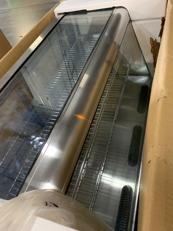 Photo 1 of ***STOCK PHOTO REFERENCE ONLY******TRUCK/TRAILER PICKUP ONLY***Countertop Food Warmer,Three Tier Commercial Warmers for Food Display, Glass case, with LED Lighting Removable Shelves Pastry for Buffet Restaurant L35'' x W19'' x H25''
