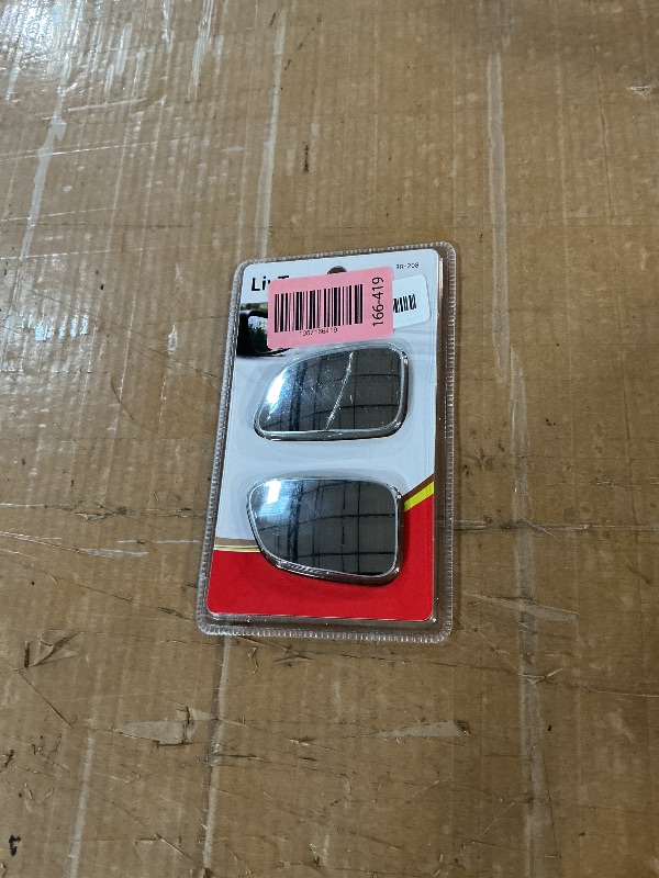 Photo 1 of ** one is cracked **
LivTee Blind Spot Car Mirror, HD Glass Frameless Convex Side Mirror Blindspot, Wide Angle Rear View Mirrors for SUVs, Trucks and RVs - Car Accessories