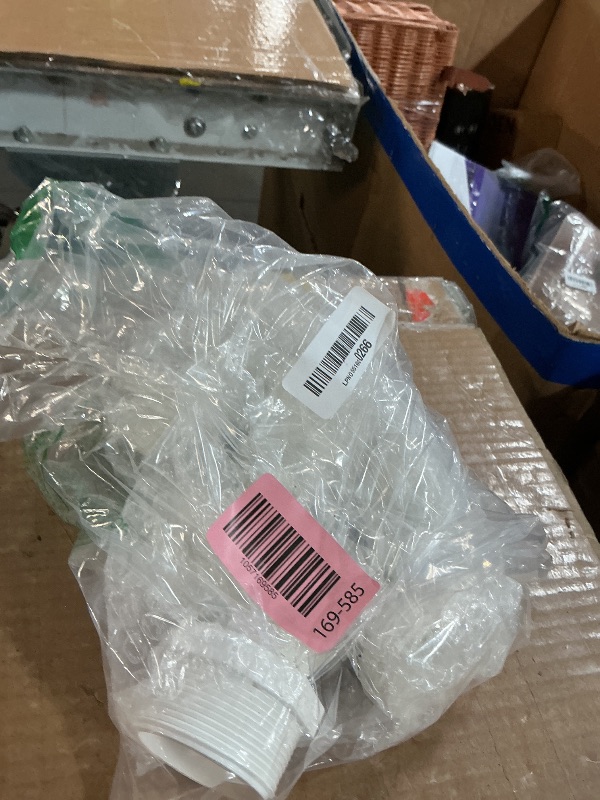 Photo 1 of (2" PVC Cleanout Plug, 10 Pack) Asterbacks 2 inch PVC Cleanout Plug Schedule 40 White Pipe Fittings Connectors PPT-939(10 PCS)