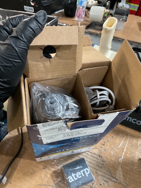 Photo 1 of **MISSING TIPS AND CHARGER** Waterpik Cordless Advanced 2.0 Water Flosser For Teeth, Gums, Braces, Dental Care With Travel Bag and 4 Tips, ADA Accepted, Rechargeable, Portable, and Waterproof, Gray WP-587, Packaging May Vary