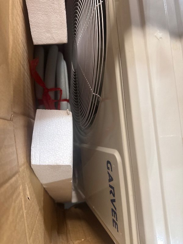 Photo 1 of ***LOWER UNIT ONLY*** Garvee 18000 BTU Mini Split Air Conditioner,19 SEER2 Ductless Inverter AC w/ 230V, Cool Up to 1250 Sq. Ft with Heat Pump System,White