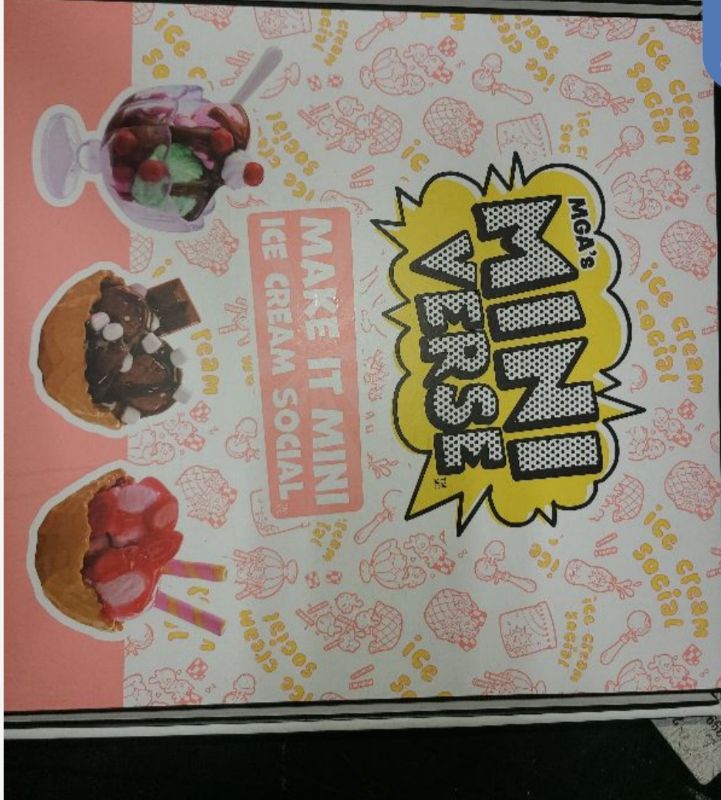Photo 1 of 
MGA's Miniverse Make It Mini Ice Cream Social Mini Collectibles
Meet new MGA's Miniverse Make It Mini Ice Cream Social Amazon exclusive mini collectibles. The all new EXCLUSIVE Ice Cream themed pack comes with all the ingredients to to make your favorite