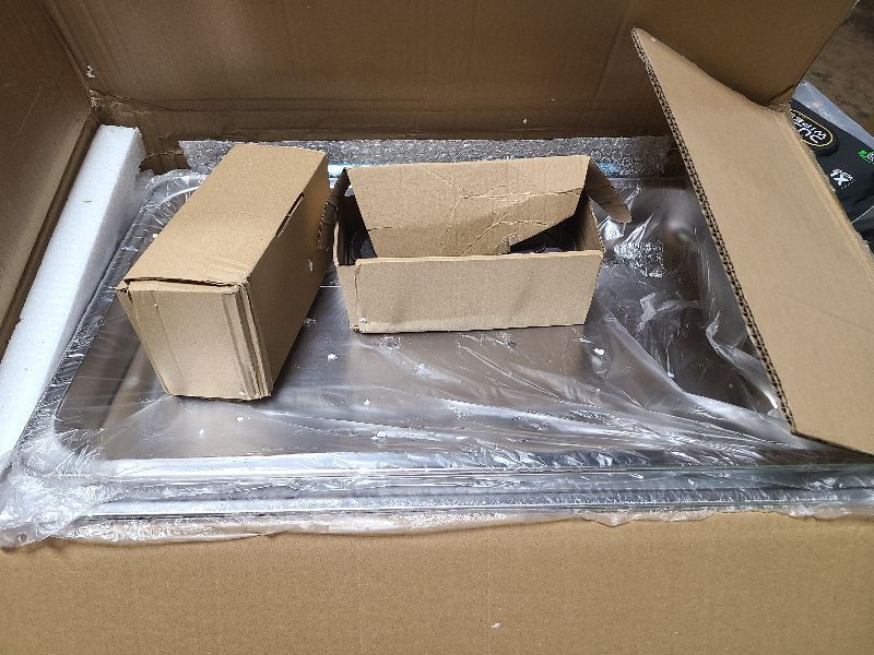 Photo 1 of 4 Pack Chafing Dish for Buffet, Full Size Stainless Steel Chafing Server Dish, Catering Food Warmer for Parties, Buffets, Wedding, Banquet