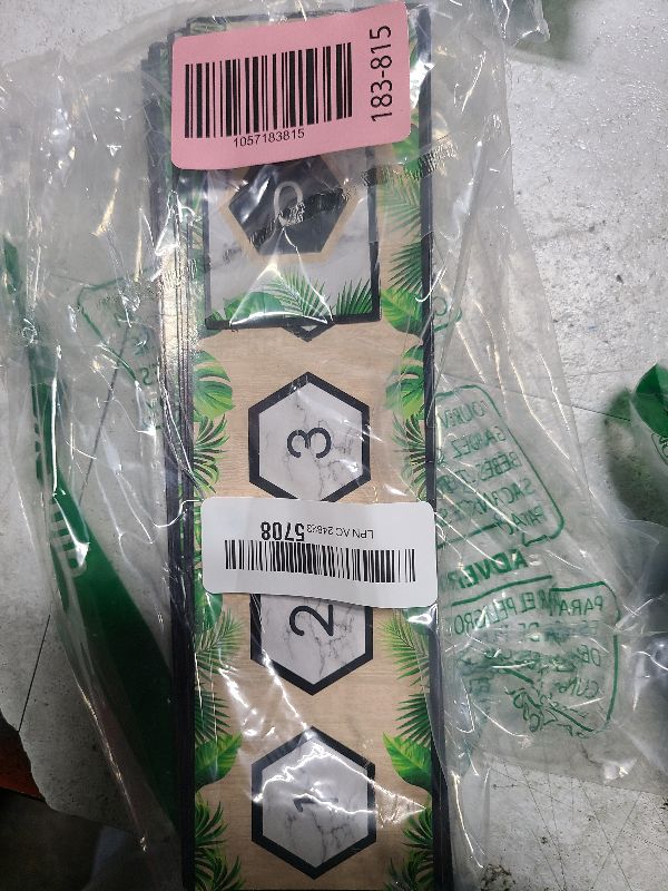 Photo 1 of 29 Pcs Greenery Magnetic Number Line for Classroom Wall Tropical Leaves Number Line Bulletin Border -20 to 120 Boho Leaf Magnetic Number Line Math Learning Classroom Supplies for Teachers Students