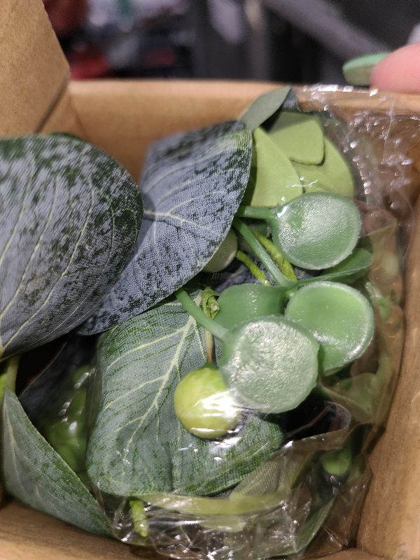 Photo 1 of 22" Eucalyptus Wreaths for Front Door 2 PCS Greenery Teardrop Swag Spring Summer Wreath with Eucalyptus Olives Leaves Mixed Berry for Farmhouse Home Porch Wall Window Festival Wedding Decor