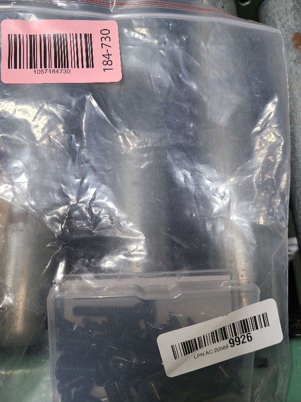 Photo 1 of 1/4-20 x 3/4" (40 Pack) Flat Head Hex Socket Cap Screws Bolts, Black Oxide 304 Stainless Steel 18-8, Hex Drive, Bright Finish, Fully Machine Thread