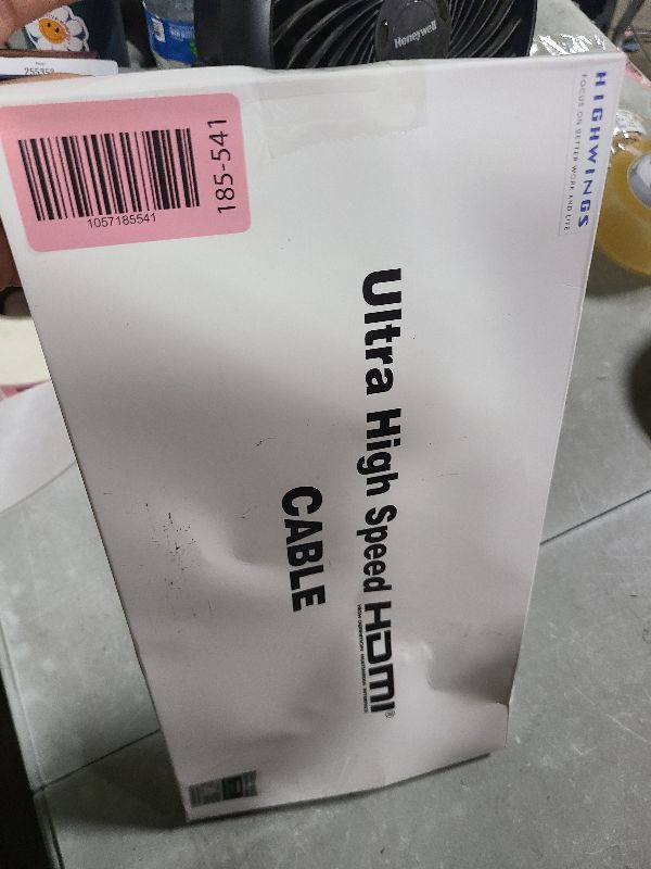 Photo 1 of 10K 8K HDMI 2.1 Cable 2-Pack 6.6FT, Highwings Certified 48Gbps Ultra High Speed Slim HDMI Cord,Support 4K@120Hz 8K@60Hz, HDCP 2.2&2.3, Dynamic HDR,eARC,DTS:X, Compatible with Roku TV/HDTV/PS5/Blu-ray