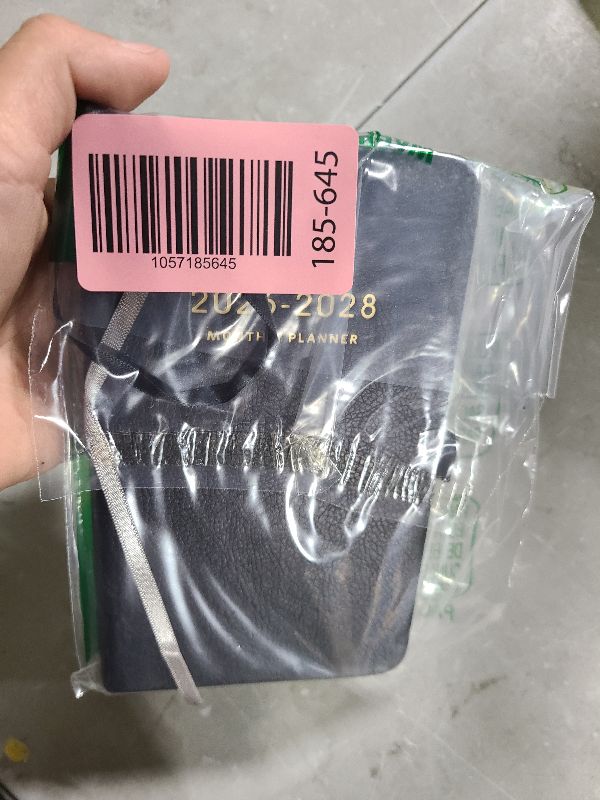 Photo 1 of 2026-2028 Pocket Planner - 3 Year Monthly Planner 2026-2028, Jan.2026 - Dec.2028, 6.2" x 4", 60 Note Pages, Contacts, Back Pocket - Black