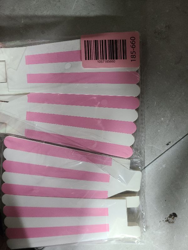 Photo 1 of 24 Pcs Pink Paper Popcorn Boxes, Small Pink and White Striped Popcorn Bags, Striped Patterned Decorative Boxes for Party Favors, Movie Theater Decorative Popcorn Container (4.7×2.8 in)