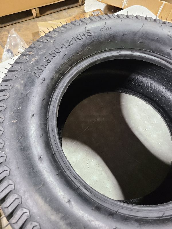 Photo 1 of 1pc 23x9.50-12 23x9.50x12 23x9.5-12 4PLY Turf Lawn Mower Go Kart Tires