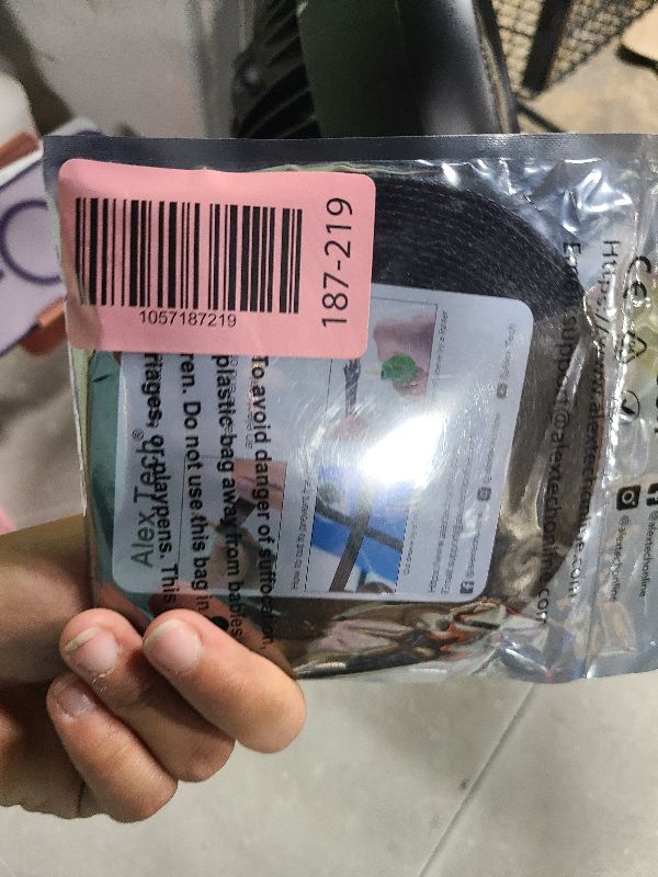 Photo 1 of 25ft - 1/4 inch PET Expandable Braided Sleeving – Black – Alex Tech Braided Cable Sleeve