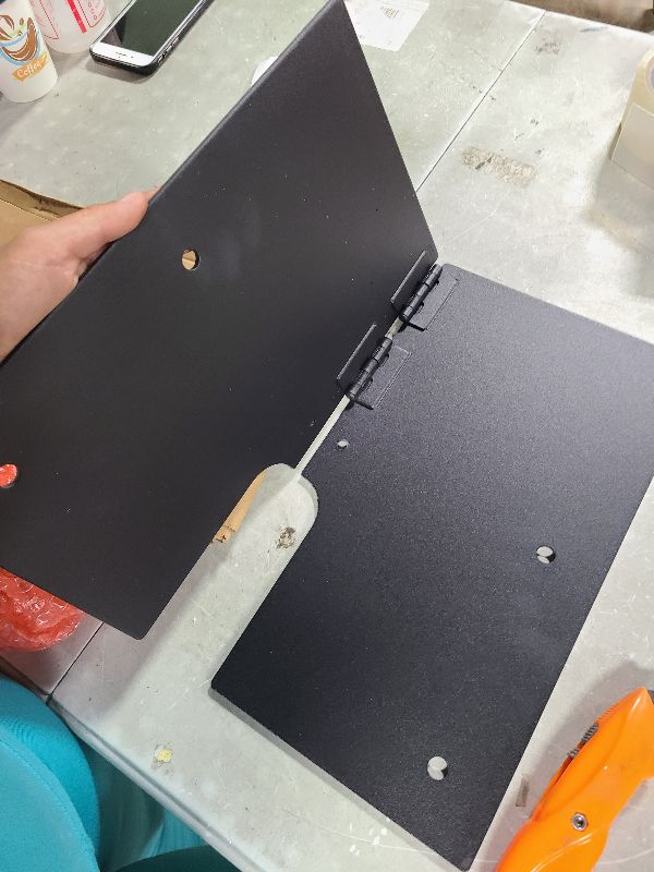 Photo 1 of 14x16 Folding Backdrop Pipe Stand Base Plate 9-lbs Matte Black