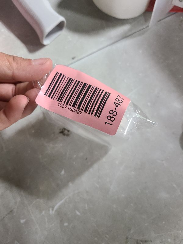 Photo 1 of 2 Pack Contact Lens Case for Ofone Contact Lens Cleaner Machine, Portable Soaking Container Replacement with Contact Lenses Remover Tool and Tweezers (White)