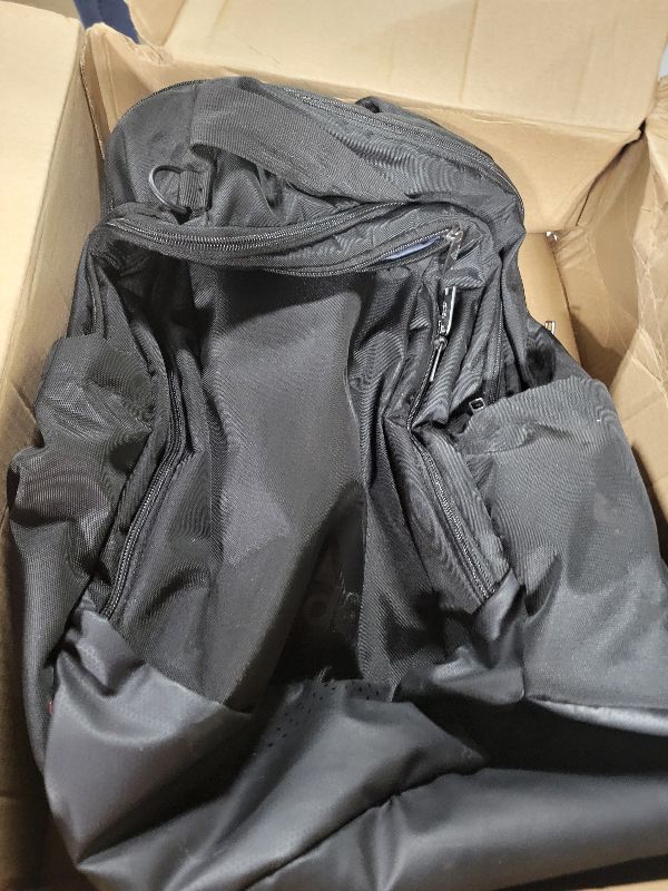 Photo 1 of adidas Defender Sports Backpack with Shoe Compartment, Soccer Bag, Black/Black, One Size