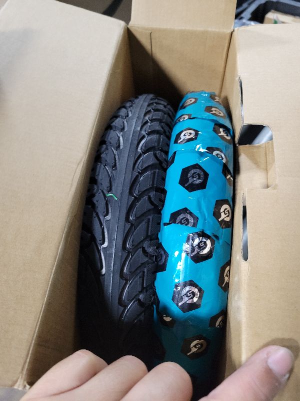 Photo 1 of 12 1/2 x 2 1/4 Replacement Tire and Inner Tube With CR202 Angled Valve Stem - Fits Electric Scooter Razor Pocket Mod, Currie, Schwinn, GT, IZIP, eZip (2 Sets)