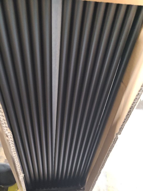 Photo 1 of 105 Pack 36 inch Aluminum Balusters for Deck Railing,Black Round Metal Spindles for Staircase,3/4" Diameter Hollow Deck Ballasters with Screws and Connectors for Railing Fencing Porch Stair Spindles