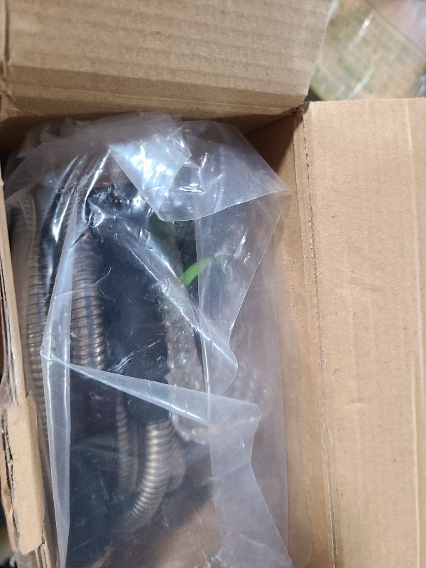 Photo 1 of **MRSP 27.99** Metal Garden Hose 25 ft – 304 Stainless Steel Water Hose with Nozzle Sprayer, Garden Hoses Flexible, Lightweight, No Kink, Heavy Duty for Outdoor (25 ft)
