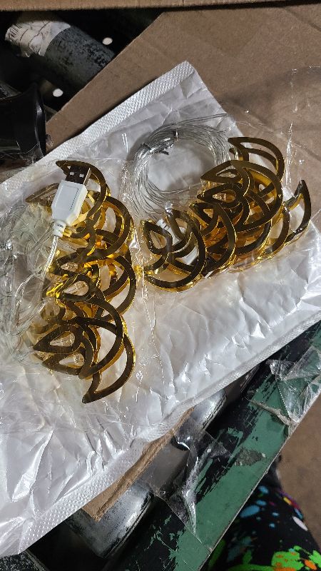 Photo 1 of 2 Strings 20pcs Metal Diwali Diya String Lights - Warm White USB LED Electric Diya Lights for Diwali Gifts, Mandir, Altar, Shrine Pooja Decor - Reusable Hindu Festival Wedding Puja Decorations