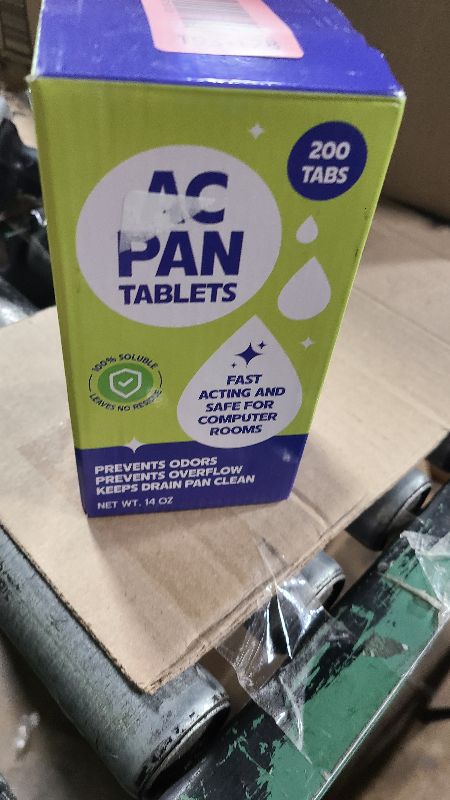 Photo 1 of 200 Tablets AC Drain Line Cleaner- No-Residue, Water-Soluble, Fast-Acting Pan Treatment for HVAC, Window Units, Mini-Splits, Dehumidifiers and Refrigerators System Maintenance