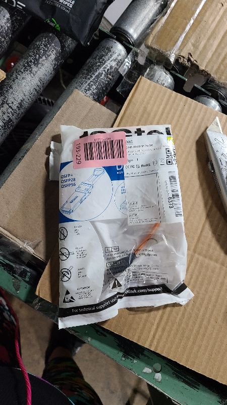 Photo 1 of 10Gtek [Orange Colored 10G SFP+ DAC Cable - Twinax SFP Cable for Cisco SFP-H10GB-CU0.5M, Ubiquiti UniFi, D-Link, Supermicro, Netgear, Mikrotik, Fortinet, 0.5-Meter(1.6ft)