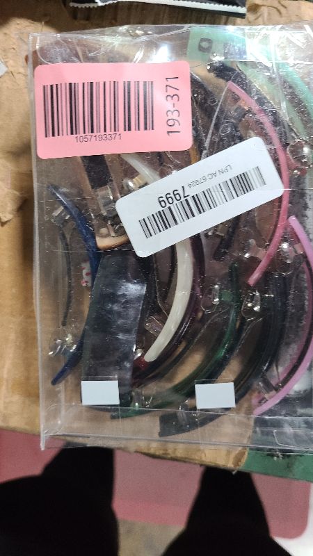 Photo 1 of 12pcs Retro Acrylic Hair Barrettes Automatic Large Hair Clip Elegant French Design Barrettes for Women Ladies (Retro Color)