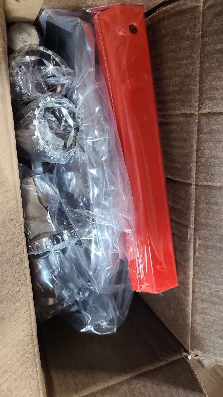 Photo 1 of 2 Chrome Front Hub Axle Cover Center Caps with 33mm Lug Nut Covers Replacement for Semi Truck 20 in, 22.5 in and 24.5 in Wheels