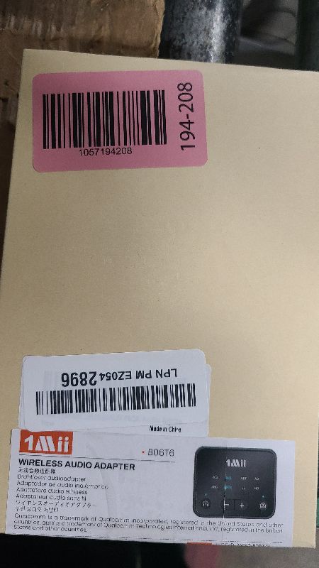 Photo 1 of 1Mii Bluetooth 5.3 Transmitter for TV to 2 Wireless Headphones, Long Range 100ft Bluetooth Adapter for TV aptX Low Latency& HD/Volume Control, Optical/USB/AUX/RCA Audio Inputs