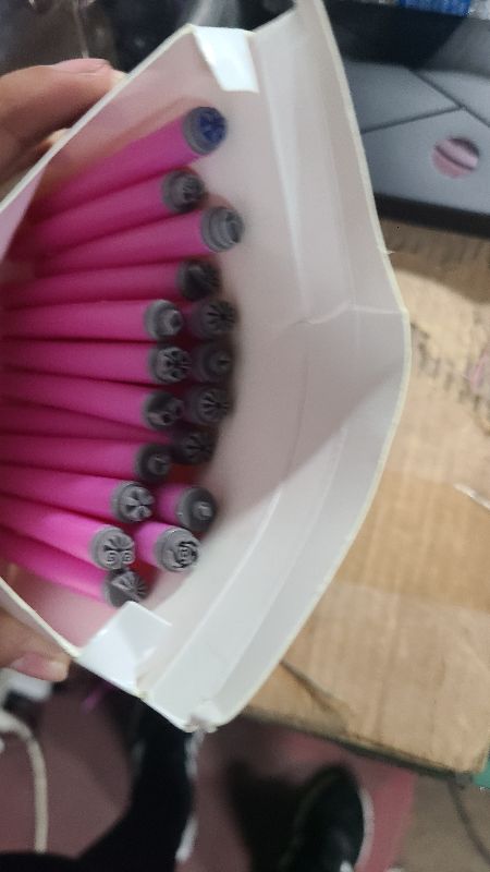 Photo 1 of 19pcs Nail Stamp Art Pen Set, Practical Nail Stamper Tools for Women Various Pattern Butterfly Snowflake Flower Nail Stamping Pen Nail Dotting Tool Ideal Nail Accessories for Home DIY