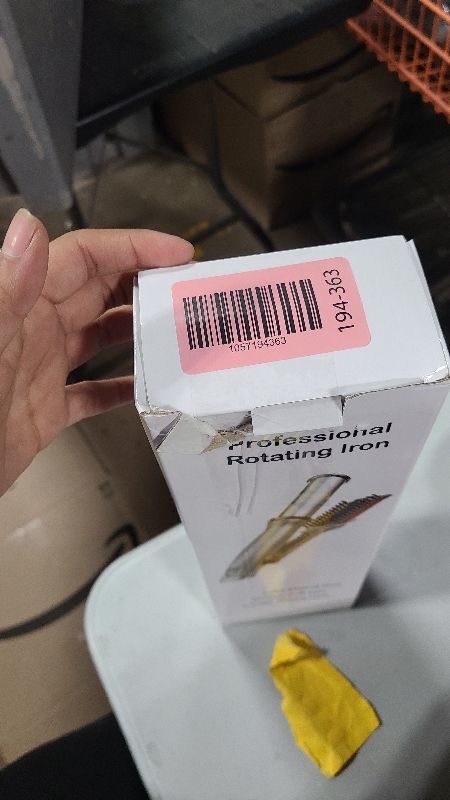 Photo 1 of 2 in 1 Rotating Curling Iron Fast Heat Hair Straightener and Curler Professional Curing Wand for All Hairstyles for Home Travel Hair Styling Tools Three-Speed Temperature Adjustment